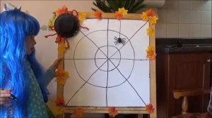 *ART Alphabet*, Мальвина  учит как нарисовать  паучков. How to draw spiderweb & small spiders.