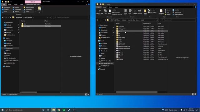 How to gift monika clothes in Monika after story ddlc mod mas