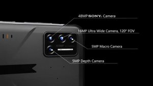 Смартфон UMIDIGI BISON IP68/IP69K защищенный, четыре камеры 48 МП, экран 6,