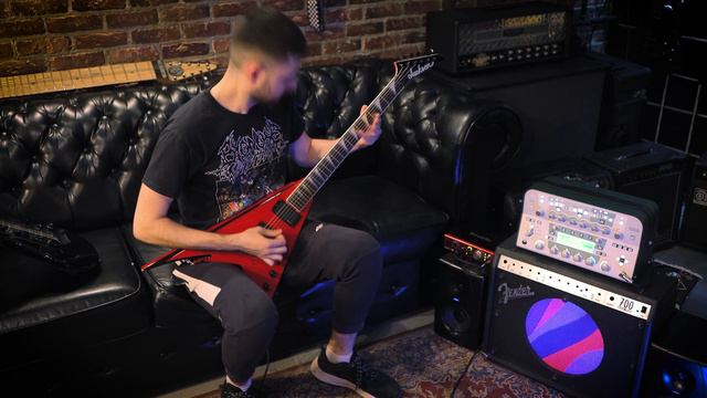 Jackson Phil Demmel PDXT Demmelition King V Guitar Demo