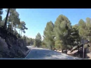 The Sierra Nevada Nature Park, Spain, part of the road