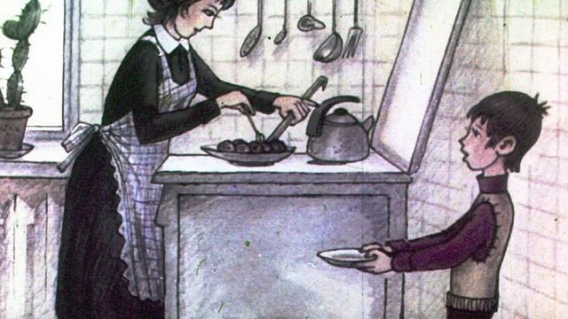 Диафильм Малыш и Карлсон, который живёт на крыше. Часть 1 смотреть онлайн