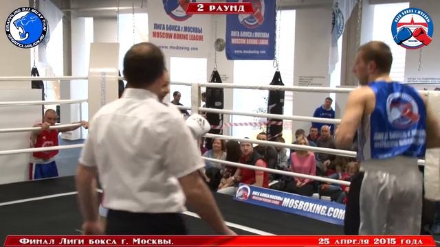 Финал - "Турнир сильнейших" Лиги бокса г. Москвы - 25 апреля 2015 г. до 69 кг. смотреть онлайн