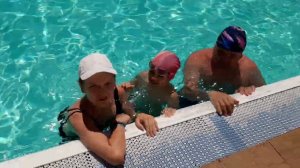 Плаваем в бассейне. Санаторий Эллада. Анапа - 2022