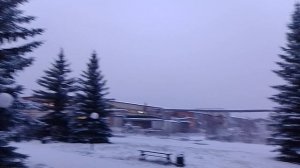 25.10.2023 первый снег в г.Миасс