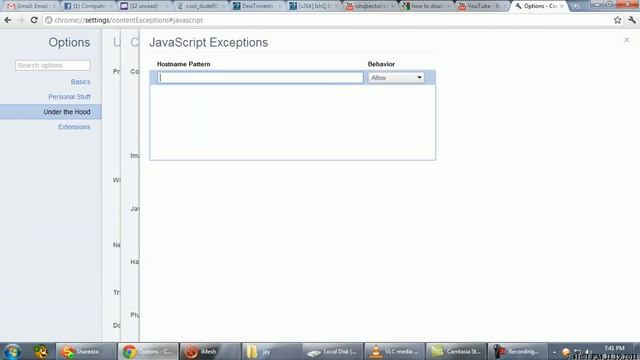 Enable/Disable JAva Script IN Google Chrome смотреть онлайн