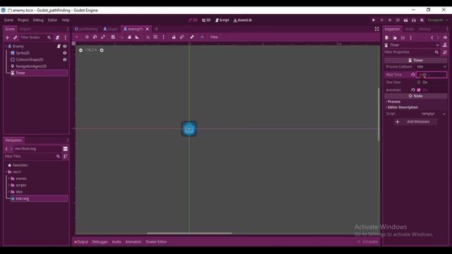 Pathfinding Enemy in Godot 4 . Smooth movement. смотреть онлайн