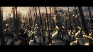 The Hobbit: The Battle of the Five Armies, but it's only Azog's commands with the war horn