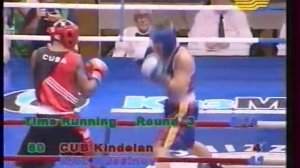 Mario César Kindelán Mesa - Ruslan Musinov   CUBA - KAZAKHSTAN Boxing 2002 ov
