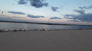 Красивое место с видом на великую реку Волга