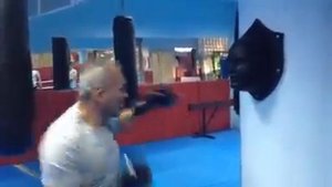 Макивара настенная голова