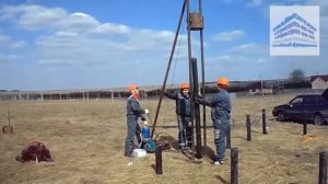 Свайный фундамент Уфа. Монтаж, забивка сваи. (Также Винтовой фундамент и фундамент на ЖБ сваях)