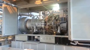 Мини-ТЭЦ "Океанариум" (о.Русский). Пробный пуск ГТУ-2