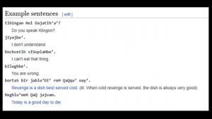 Клингонский язык