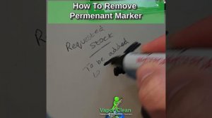 How to Remove Permanent Marker From Hard Surfaces