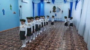Танец "Пограничницы" (подготовительная группа)
