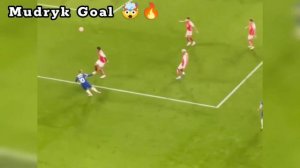 ?Mykhailo Mudryk Scores A Goal from an Unreal Angle vs Arsenal ??