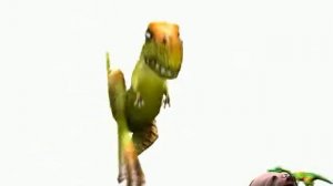 Смешное видео про динозавра и свинку