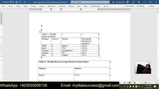 Exp19_Word_Ch03_HOEAssessment_Radio | Word Chapter 3 Hands-On Exercise Assessment – Radio