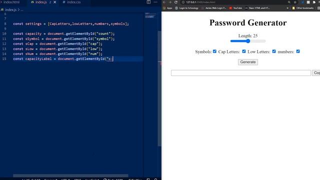 Make a Simple Password Generator (Javascript)