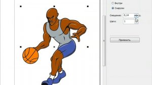 Контур объекта в CorelDraw