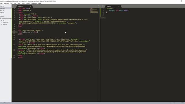 Как подключить bootstrap к своему сайту, как начать пользоваться bootstrap