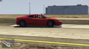 SUPERCARS - Ferrari 360 Modena  (2003) Airport Runway Test - GTA V - HD