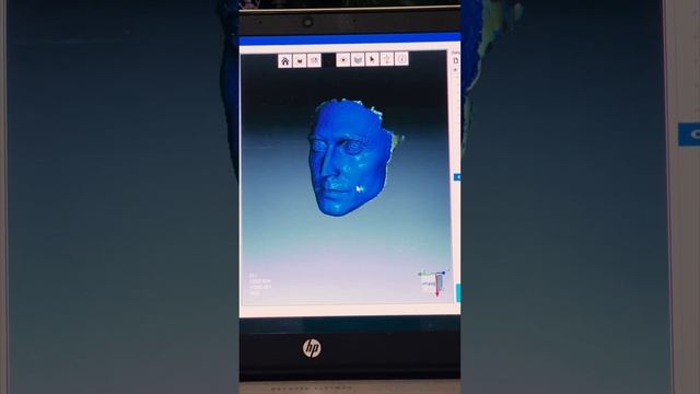 Сканирую своё лицо и распечатываю на 3D принтере. #3danimation #3dprinting #3dscan #3dпринтер