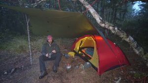 CAMPING In The RAIN - Cozy Wet and Rainy Tent  Camp - WILDERNESS