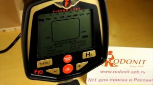 Органы управления металлоискателя Fisher F70