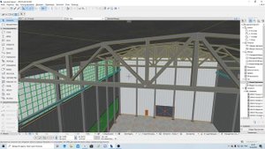 АРХИКАД/ARCHICAD 23.Как положить плиты перекрытия на ферму.Смотреть с 4 мин. Для студентов самое то