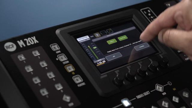 RCF M 20X OUTPUT PROCESSING - Italiano