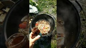 Суп Том Ям на костре