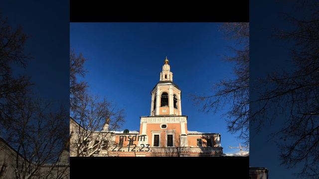 Bells msdm 22.12.23. Звон на Прп. Даниила Столпника. Всенощное бдение. Данилов монастырь.