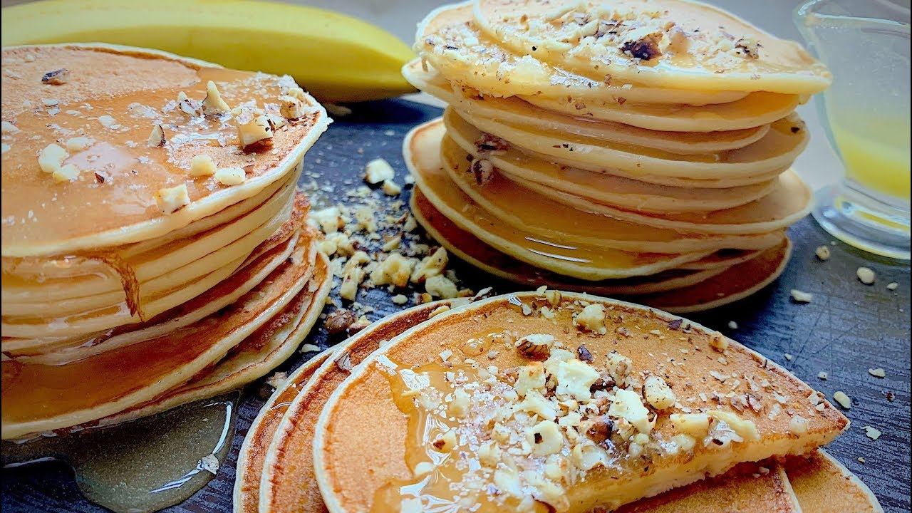 БАНАНОВЫЕ ПАНКЕЙКИ, Быстрый завтрак для всей семьи. И не нужно вставать Раньше смотреть онлайн