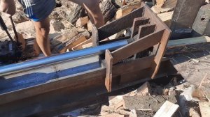 Гидравлический колун самодельный