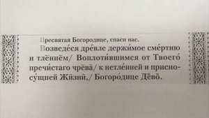 Канон Пасхи + Богородичны (обиход) первый голос