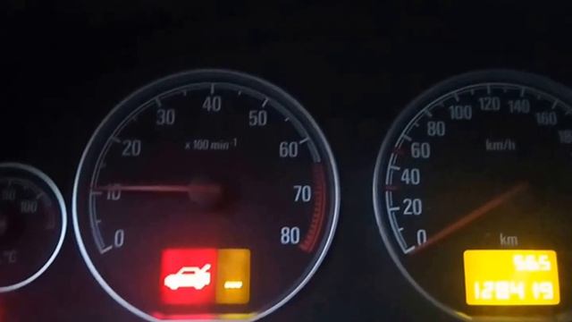 Падают обороты при прогреве Opel Vectra C смотреть онлайн