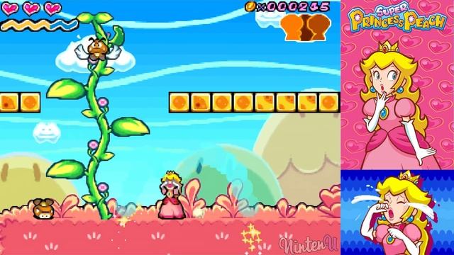 Super Princess Peach - Walkthrough Part 1 - World 1 Ladida Plains смотреть онлайн