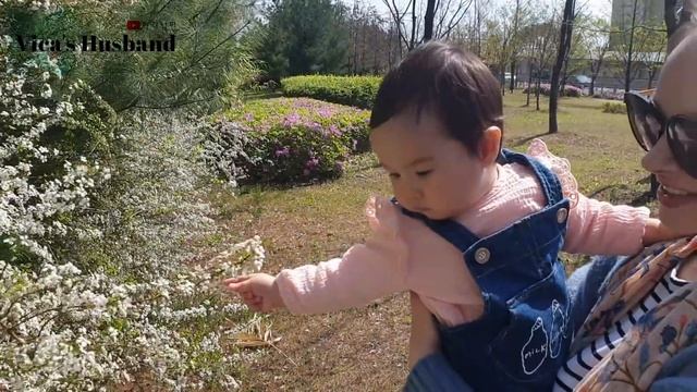 국제커플 VLOG ｜날씨가 좋으니 미칠꺼 같아요!! 랜선 육아 나들이 VLOG｜AMWF / 자막cc