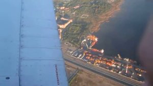 Полёт над дамбой Санкт-Петербург, Кронштадт. Взлет из аэродрома "Бычье Поле"