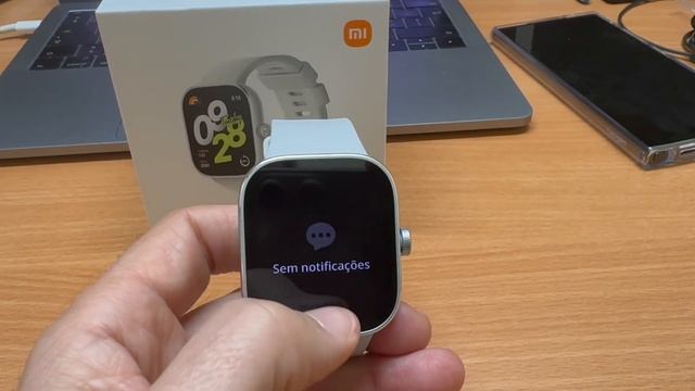 XIAOMI REDMI WATCH 4 Silver O Melhor Smartwatch Custo Benefício 2024