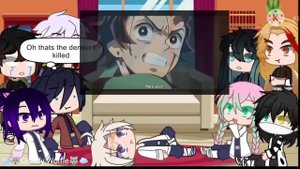 Hashiras React to Zenitsu/Tanjiro's battles | Tanjiro vs Rui - Zenitsu vs Spider Demon