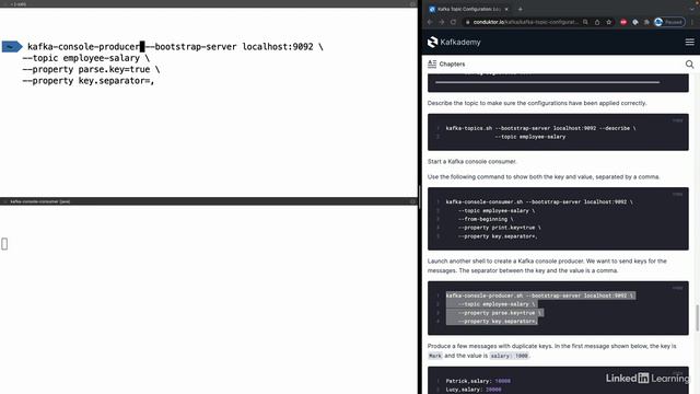 13.6_Log compaction practice - Advanced Topics Configurations смотреть онлайн
