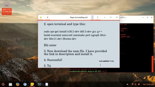 Installation of NS2 and NAM - the easy way! смотреть онлайн