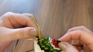 Тапочки "Арбузики"🍉🍉🍉 тунисским вязанием 👌Часть 1.