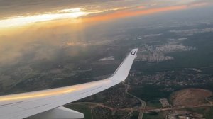 Перелет Москва - Санкт-Петербург. Взлет из Внуково. Авиакомпания ЮТейр. Boeing 737-800. 20.05.2023