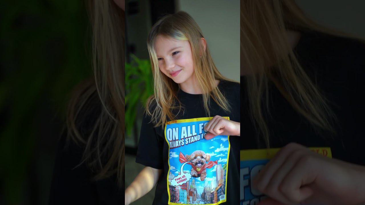 Рекламное видео. Принты с домашними животными смотреть онлайн