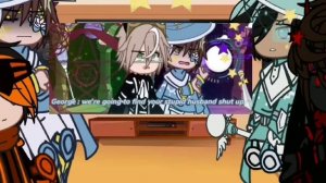 Some MCYT characters react to their king(Dream) [MY OG AU gacha club Dream smp Dream angst]