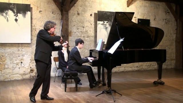Scherzo Brahms Alexandre Brussilovsky  violon  Ingmar Lazar piano